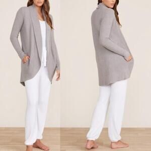New Barefoot Dreams | Cozychic Lite® Circle Cardi in Grey